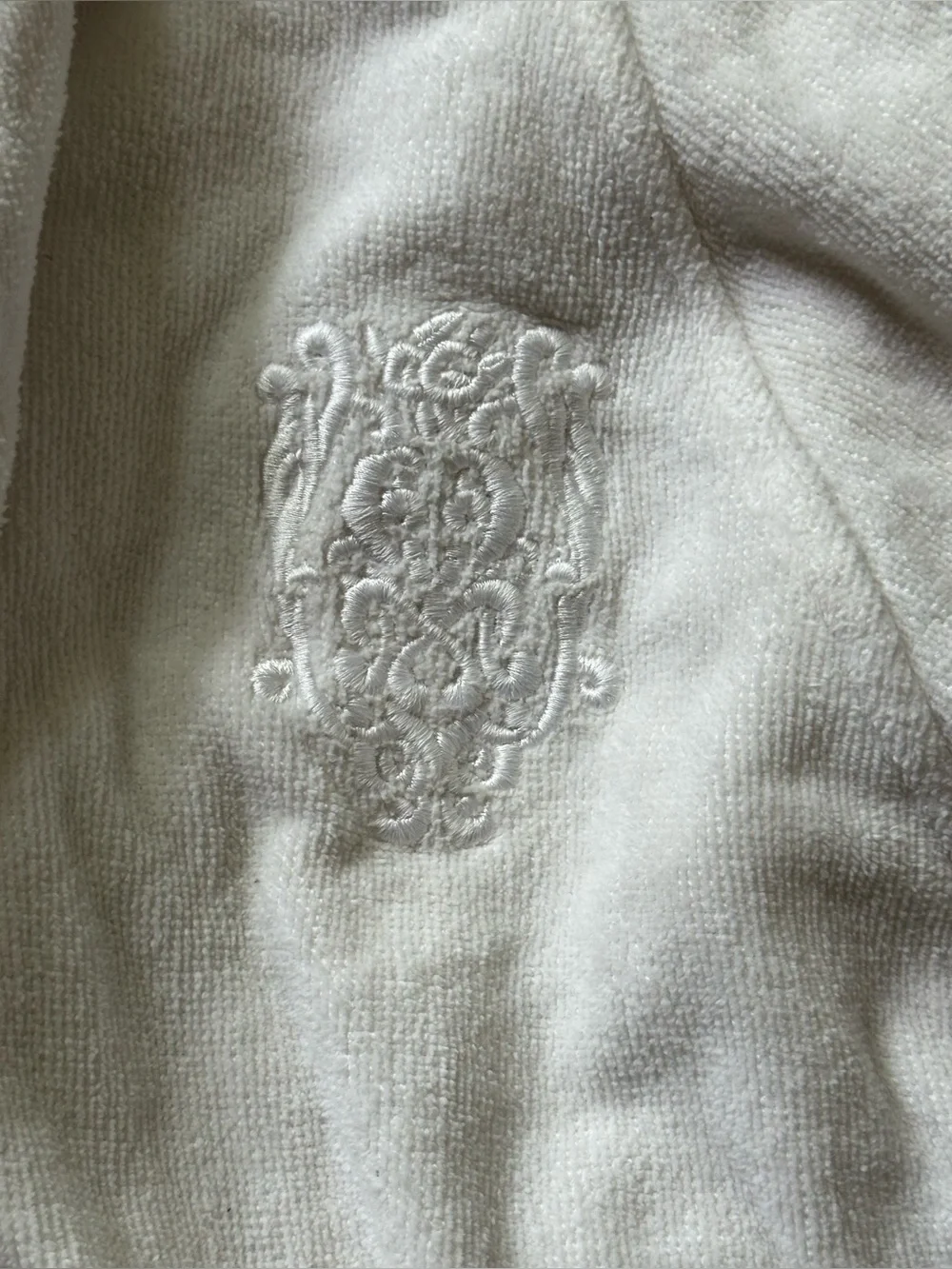 VINTAGE • Charter Club • 100% cotton • turkish • spa bath robe • white • small